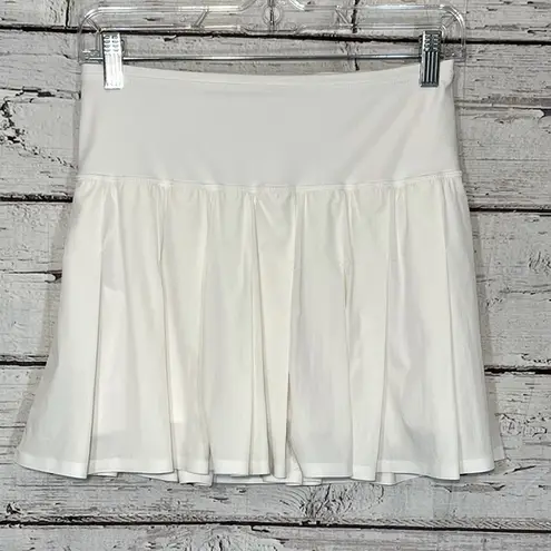 JOY LAB Activewear Pleated Skort White-Small