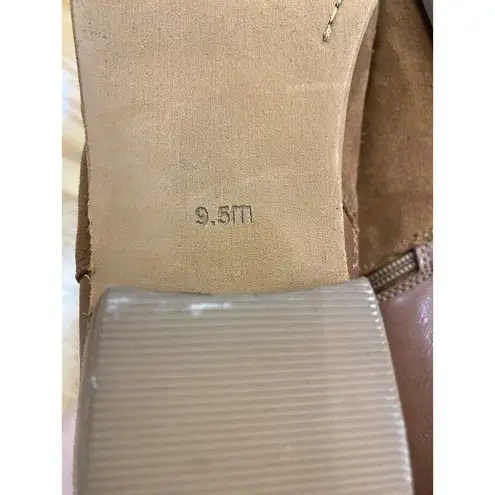 Softwalk Rockford Ankle Boots Women 9.5M Brown Suede Side Zip Cuban Heel Booties