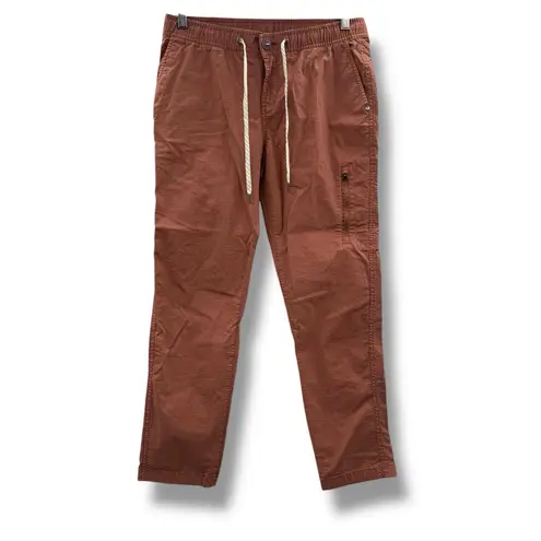 Vuori Ripstop Pant Two Way Organic Stretch Pants in Light Terracotta Sz M