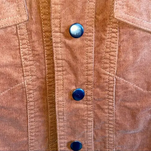 Metro style tan corduroy Jacket Brown Size 16P