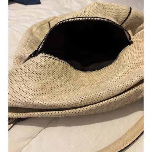 GUC Elliott Lucca Faro City Hobo Shoulder Bag, Off White Black