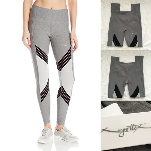X By Gottex Mesh Trim Workout Leggings