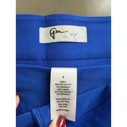 Greg Norman Blue Golf Pickle Ball Tennis Skort Skirt Women's Size 4 Pockets