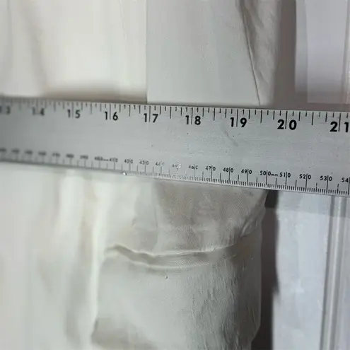 Per Se by Carlisle Ivory Linen Blend Blazer Size 14 Single Button Notch Collar