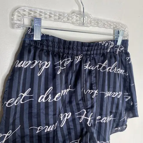Victoria's Secret  Sweet Dreams Black & Grey Stripe Pajama Lounge Shorts Small