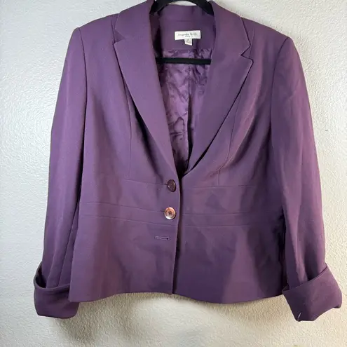 Amanda Smith suits Purple Women's Blazer Sz:14