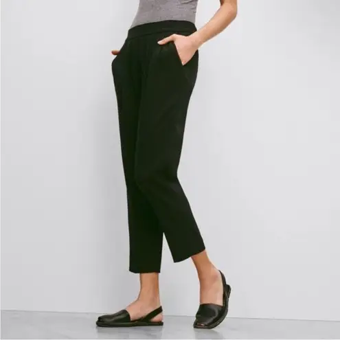 Babaton Aritzia Cohen Vegan Suede Pants Black Size 6 – Cropped Ankle Trousers