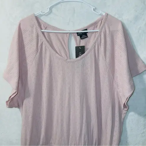 City Chic NWT Greta Romper in Blush size 18 medium