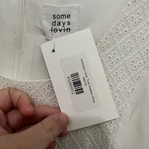 Somedays Lovin NWT White eyelet dress