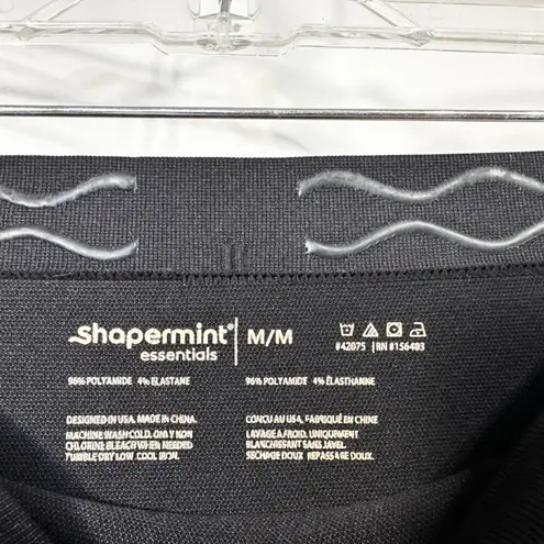 Shapermint Medium Shapewear Leggings Shaping Seamless Black Tummy Thighs 585 Black