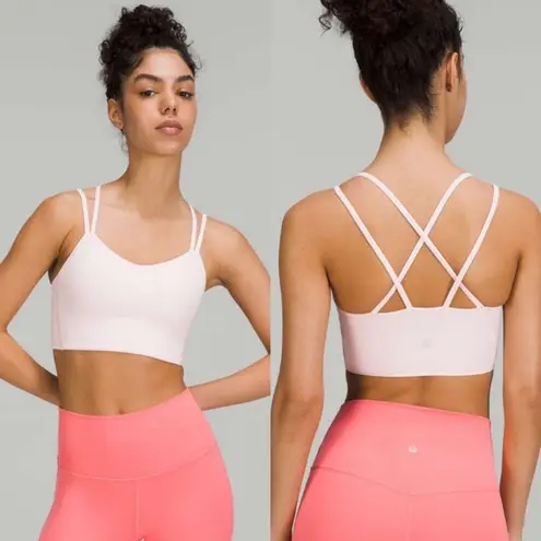 Lululemon  like a cloud sports bra strawberry milkshake pink