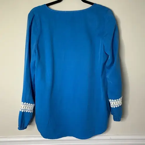 Line and Dot Line‎ and Dot Revolve blue pom pom deliah blouse - Image 8