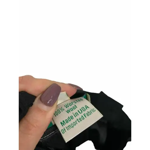 Austin Reed Vintage Wool Skirt Midi Black Size 6