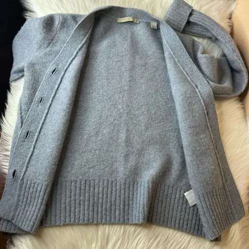ALLSAINTS Rufa Wool Blend Cardigan In Blue Smoke Size XS