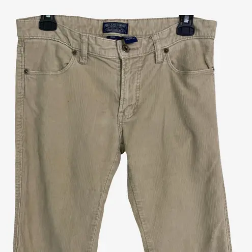 Polo Jeans Co Ralph Lauren Beige Corduroy Pants 6x30 Bootcut Stretch