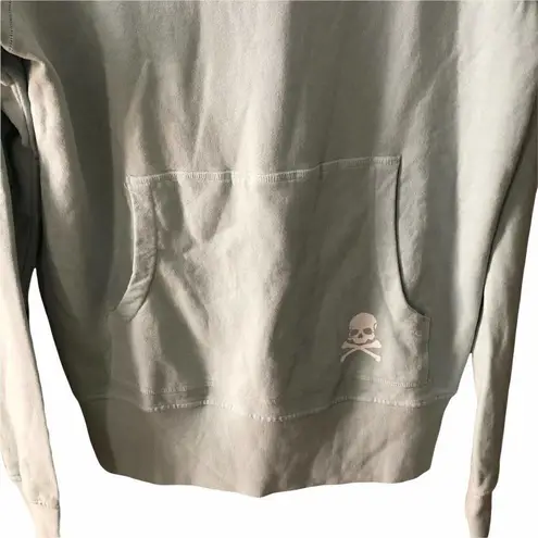 SoulCycle Hoodie Pullover Sweatshirt OVERSIZE Pouch Crossed Neck Skull Wave Back - Image 5