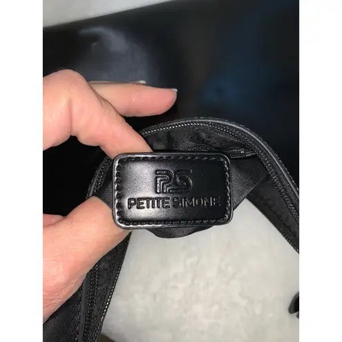 Petite Simone Women's Black Crescent Shoulder Bag Fashion Casual