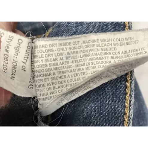 Bandolino Amy Womens Mid Rise Blue Jeans Straight Leg Size 6