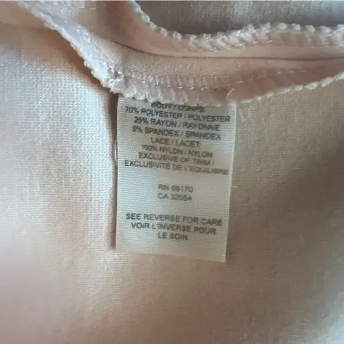 Free People Seashell Peach Floral Lace Inset Pencil Mini Skirt Side Zip Sexy Med Orange