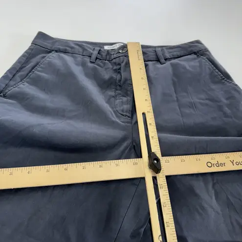 Elizabeth and James Pants Womens 10 Blue Gray Wide Leg Stretch Cotton Spandex