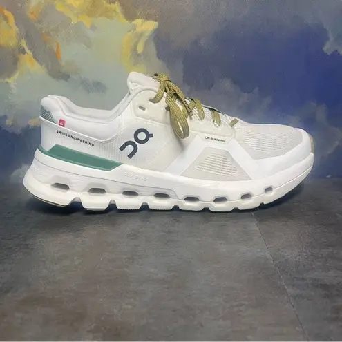 On Cloudrunner 2 Women's White Running Shoes Size 8.5