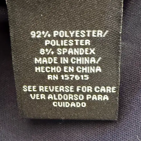 Leslie Fay Velvet Surplice Deep V Neck Ruched Long Sleeve Cocktail Dress Size 16