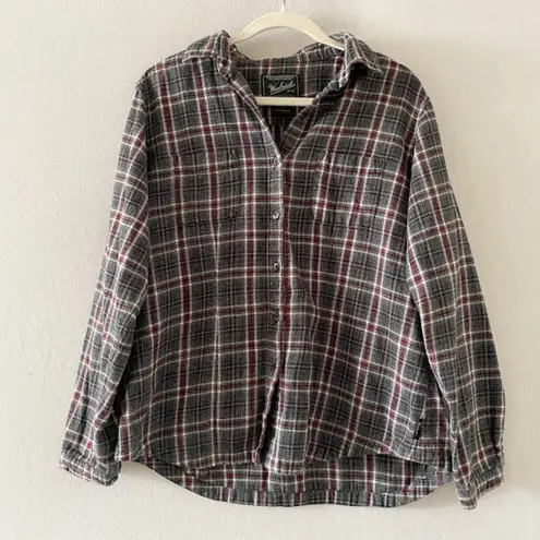 Woolrich Vintage Women's  Button Down Long Sleeve Plaid Flannel Size Large