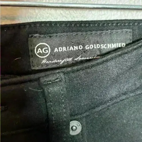 AG Adriano Goldschmied  Women's Super Skinny‎ Crop Legging Black Size 26R
