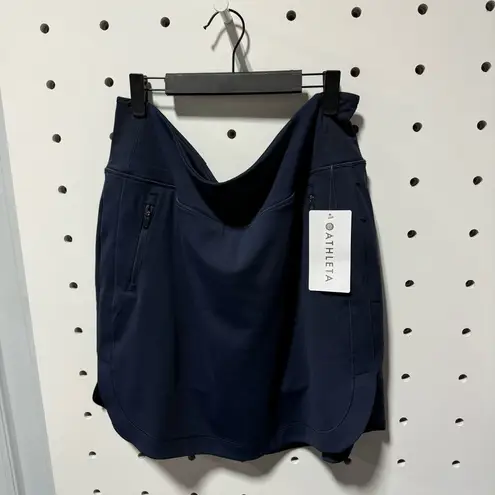 Athleta NWT -  - Fairway High Rise Golf 18" Skort - Navy- size XL