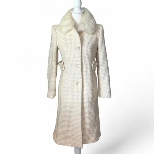 Vintage Moda International Fur Coat Pink