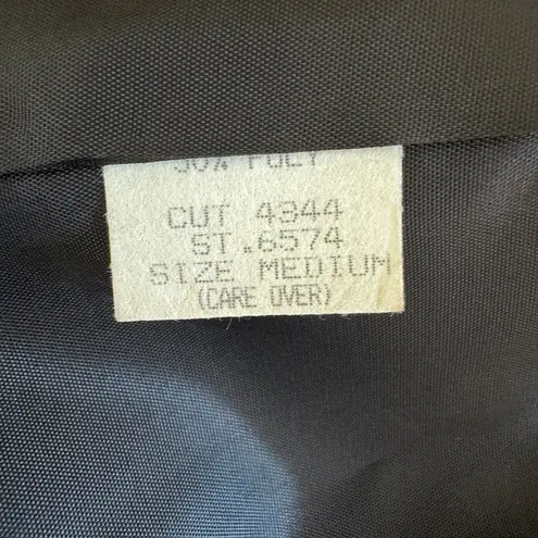 Vintage ‘90s Nina K Black Blazer w/ Gold Embroidery + Rhinestones Size M