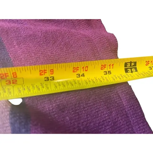 Evelyn Taylor Woman Shades Of Purple Striped Open Front Cardigan Sweater 1x