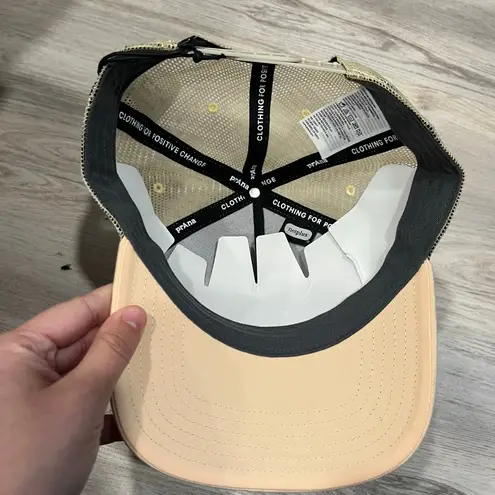 New Lower Pines Trucker Hat Sun Kissed Prana Palm O/S Outdoor Hiking