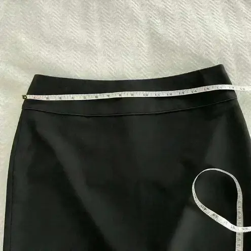 Doncaster New With Tags Skirt Size 10 Black Pencil Knee Length Zip Back Slit