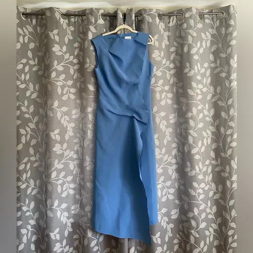 Acler Normanhill Midi Dress Blue Size 10