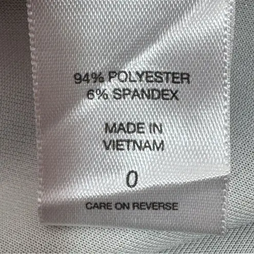 New York & Company Zebra Animal Print Midi Pencil Skirt Green Black Size 0