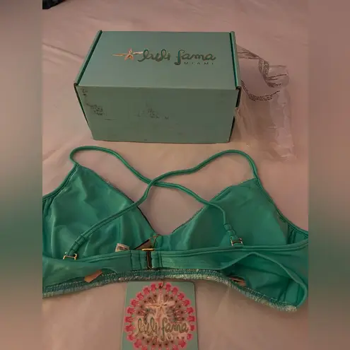 Luli Fama  Aqua Siete Mares cross back bikini top sz XL - Image 7