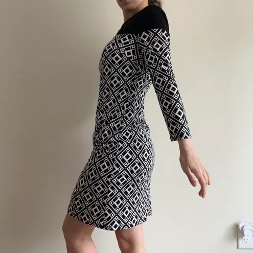 Jessica Howard Black & White Work Dress