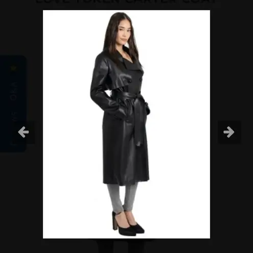 Love Token CARTER COAT medium NWT