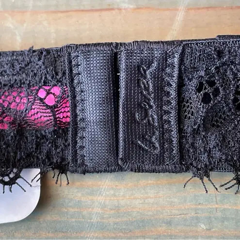 La Senza Black All Over Lace Nude Cups Beyond Sexy Bra - 36A