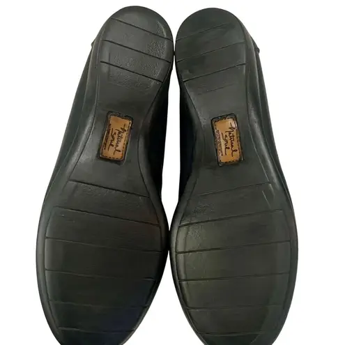 Natural Soul Naturalizer GRACEE Bow Blue Flat Loafers All Through Comfort 9.5 M