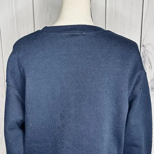 Disney  College Navy Blue Sz M Graphic Sweatshirt Crewneck Fleece Lined thumbnail 8