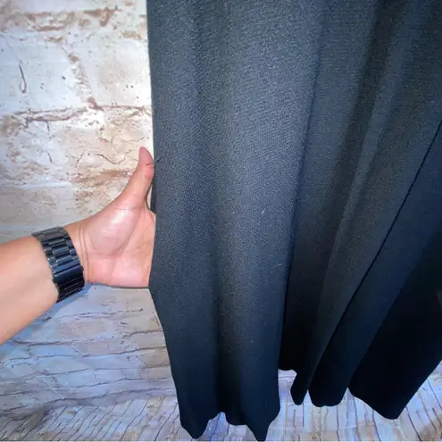 Rachel Comey Black Twill Midi Swing Dress Size Small