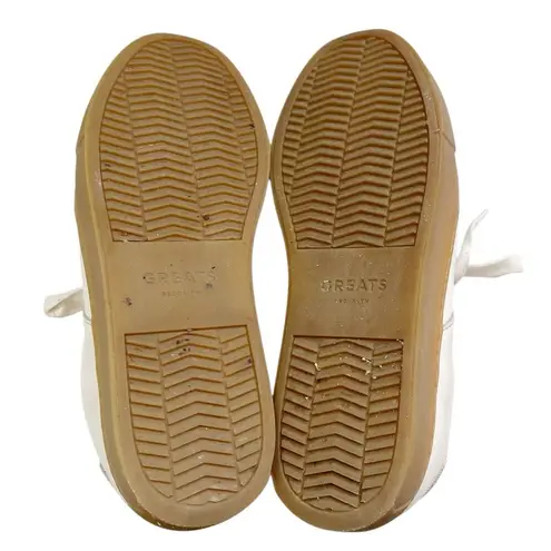 GREATS Sneakers 8 White Brooklyn Leather Low Top Gum Sole Women’s