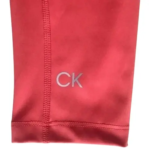 Calvin Klein Performance Leggings Salmon High Waist Cropped Size XL New w/ Tag Pink