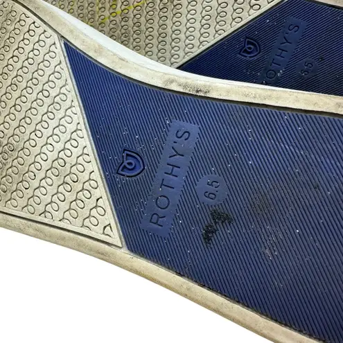 Rothy's Rothy’s The Original Slip On Solid Black Knit Washable Sneakers Shoes Size 6.5