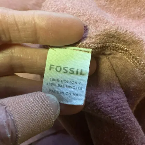Fossil Salmon Pink Oversized Beachy Hoodie