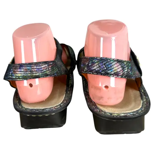 Alegria Vie 155 Vienna Shine On Metallic Mermaid Sandals EU 40 US 9.5 - 10