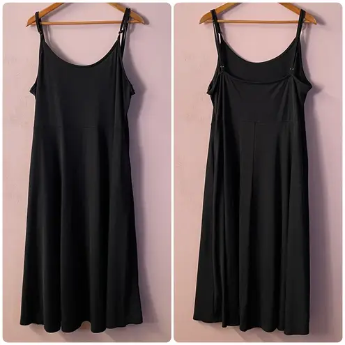 Cider Plus Size Black Midi/Maxi Dress Size 2XL EUC