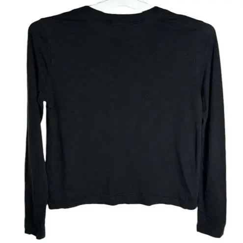 Marine layer black supima modal been long sleeve base layer t-shirt size XS